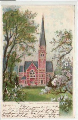 Berlin Tiergarten Kirche 1901