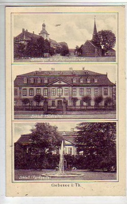 Gebesee Thüringen Schloss vor 1945