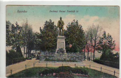Berlin Spandau Kaiser Friedrich Denkmal 1911