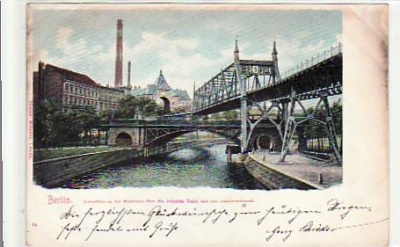 Berlin Kreuzberg Hochbahn Anhalter Bahn 1903