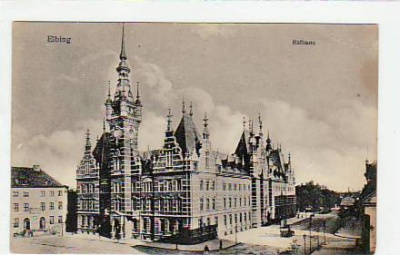Elbing Westpreussen Rathaus ca 1910