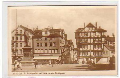 Alt Kassel Marktgasse vor 1945