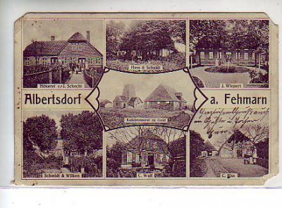 ALbertsdorf auf Insel Fehmarn 1911