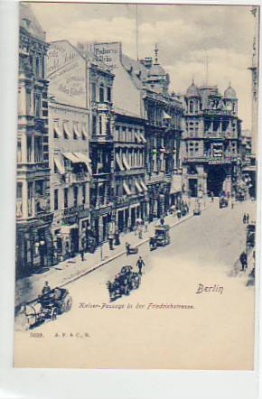 Berlin Mitte Friedrichstrasse ca 1900