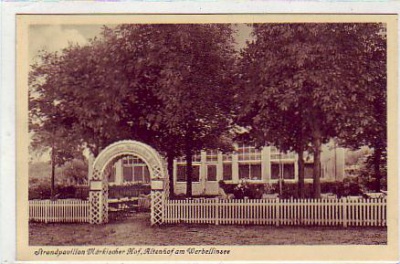 Altenhof Werbellinsee Strandpavillon Märkischer Hof ca 1930