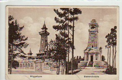 Berlin Müggelsee-Müggelturm,Bismarckwarte 1938