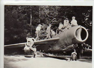 Altenhof-Werbellinsee Pionierpark,Düsenflugzeug 1974