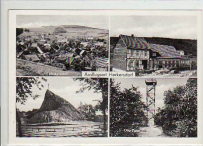 Herkersdorf bei Kirchen Sieg Gasthof Otto Schneider ca 1950