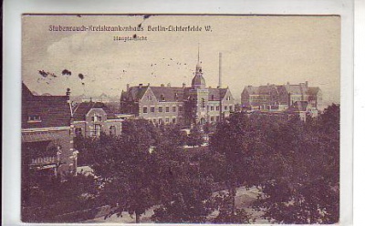 Berlin Lichterfelde Stubenrauch Krankenhaus 1925