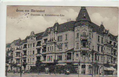 Berlin Mariendorf Chaussee- u. Kaiserstrasse 1912
