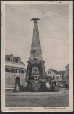 Norderney Kaiser-Wilhelm-Denkmal 1927