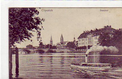 Berlin Köpenick mit Dampfer 1918 , alte Ansichtskarten