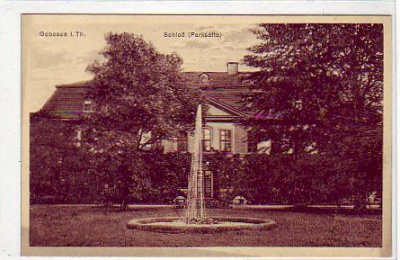 Gebesee Thüringen Schloss Parkseite vor 1945