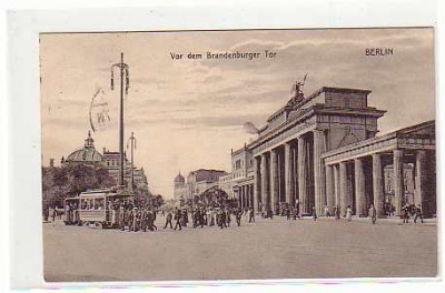 Berlin Mitte Strassenbahn 1913