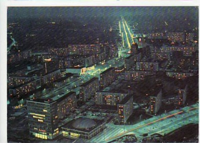 Berlin Mitte Blick vom Fernsehturm 1970