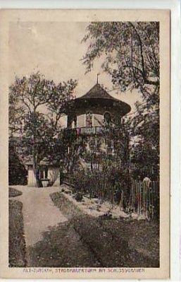 Alt-Zwickau Stadtmauer am Schlossgarten 1936
