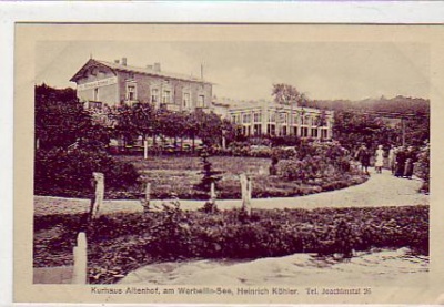Altenhof Werbellinsee Kurhaus ca 1915