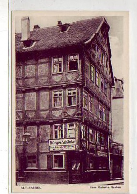 Alt-Kassel Haus Eskuche Graben ca 1915