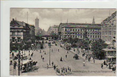 Berlin Mitte Alexanderplatz Blick zur Königstrasse 1910