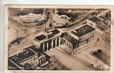 Berlin Mitte Brandenburger Tor Luftbild 1926