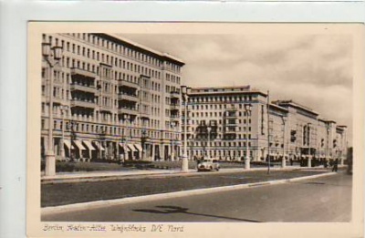 Berlin Friedrichshain Stalinallee 1955