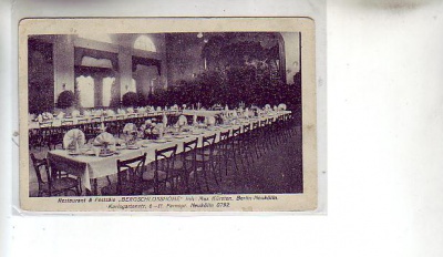 Berlin Neukölln Restaurant Bergschlösshöhe ca 1930