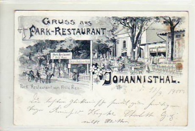 Berlin Johannisthal Park Restaurant 1900