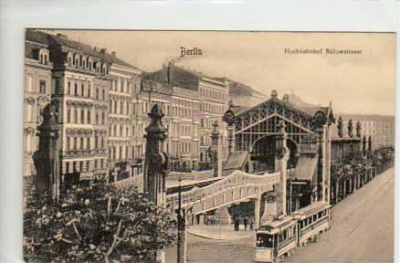 Berlin Schöneberg Hochbahnbahnhof Bülowstraße 1907