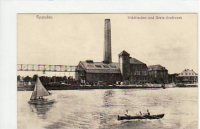 Berlin Spandau Kreis-Kraftwerk ca 1910