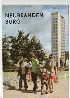 Neubrandenburg Neubauten 1976