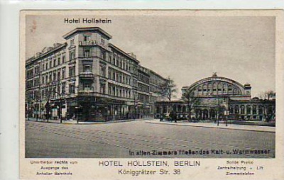 Berlin Kreuzberg Hotel Hollstein Anhalter Bahnhof 1932