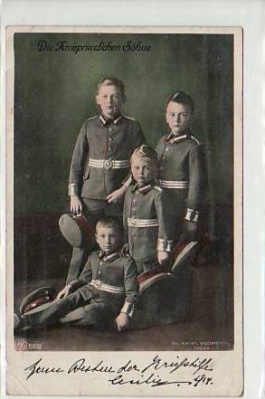 Adel Monarchie Kinder des Kronprinzen1915