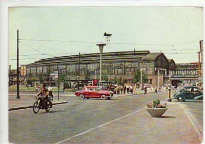 Berlin Mitte Bahnhof Friedrichstraße Motorrad 1957