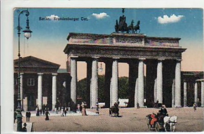 Berlin Mitte Brandenburger Tor ca 1915