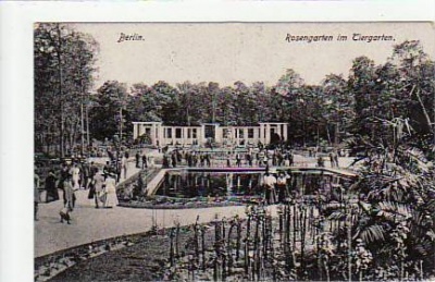 Berlin Tiergarten Rosengarten 1921