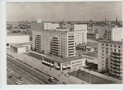 Berlin Friedrichshain Neubauten Karl-Marx-Allee 1967