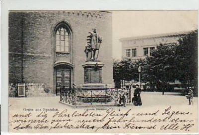 Berlin Spandau Joachim Denkmal 1905