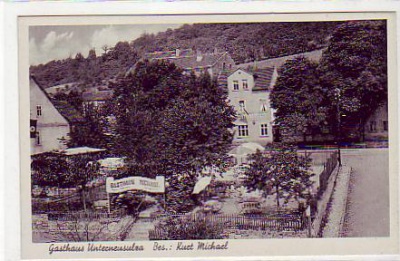 Unterneusulza bei Grossheringen Gasthaus vor 1945