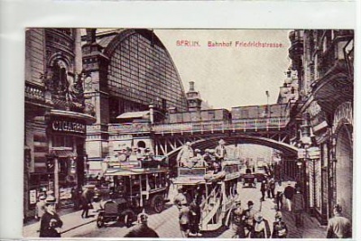 Berlin Mitte Bahnhof Friedrichstraße 1909