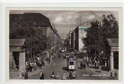 Berlin Mitte Leipziger-Straße Strassenbahn ca 1935