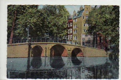 Amsterdam Herengracht-Leidsegracht ca 1955 Niederland