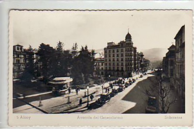 Alcoy Avenida del Generalisimo 1951  Spanien