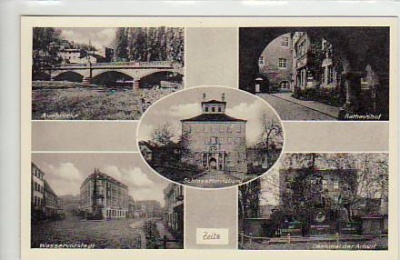 Zeitz Auerbrücke Wasservorstadt Denkmal 1940