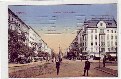 Berlin Neukölln Kaiser Friedrich Straße 1915