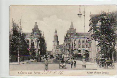 Berlin Mitte Kaiser Wilhelm-Strasse 1906