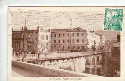 Alcoy Puente de San Roque ca 1950 Spanien