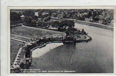 Brandenburg an der Havel Luftbild Schwimmbad ca 1935