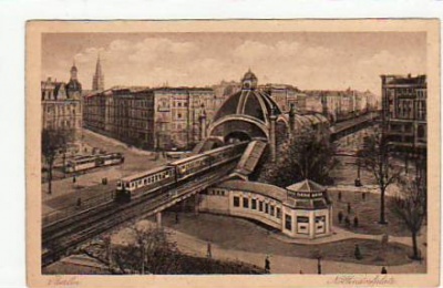 Berlin Schöneberg Nollendorfplatz Hochbahn Bahnhof 1927