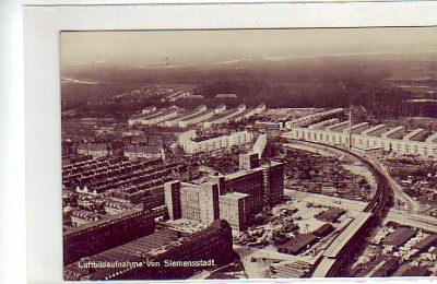 Berlin Spandau Siemensstadt,Luftbild Foto Karte vor 1945