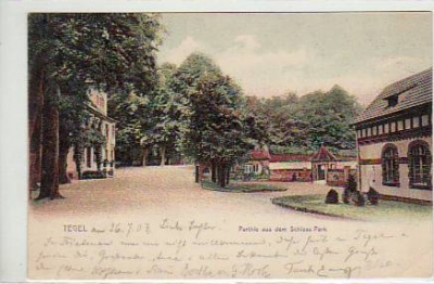 Berlin Tegel Schloss Park 1903